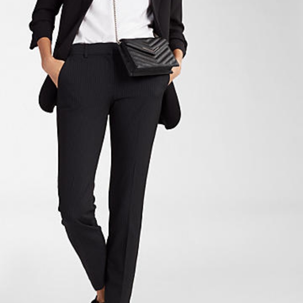 Express Columnist Ankle Midrise Pinstripe